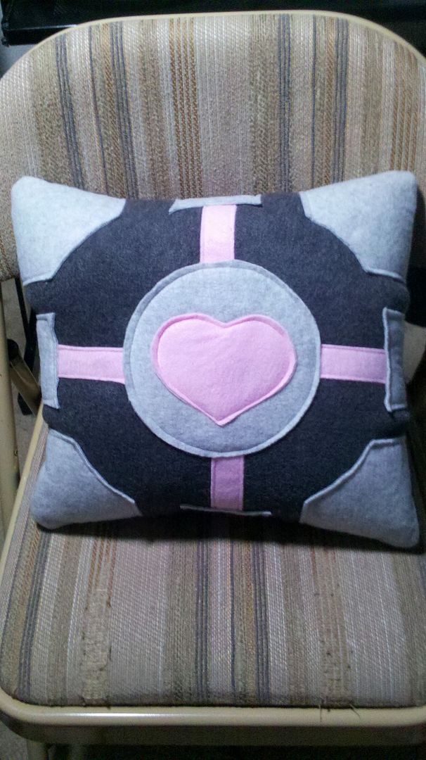 companion cube pillow